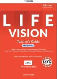 Life Vision Pre-Intermediate A2-B1 Teacher's Guide with Digital Pack (Edition for Ukraine)