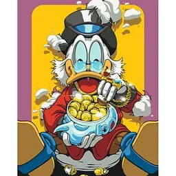 Картина по номерам "Денежный Скрудж" 16140-AC 40x50 см