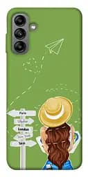 Чохол Demsky Travel girl для Samsung Galaxy A04s