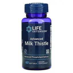 Натуральна добавка Life Extension Advanced Milk Thistle, 60 капсул