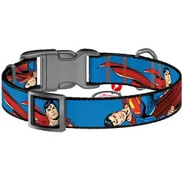 Нашийник для собак Waudog Nylon з QR паспортом Сила Супермена р.XL 25 мм 37-58 см (283-1079) - мініатюра 2