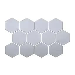 Дзеркальний декор Wall Sticker SW-00002513 акриловий самоклеючий 125х105 мм 12 шт. срібло