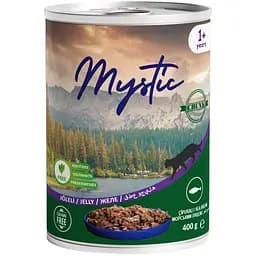 Вологий корм для котів Mystic шматочки морського ляща в желе 400 г (609096)