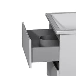Тумба підвісна AM.PM X - Joy 55 см з умивальником M85-FHX0552-WC0552WG38 - мініатюра 7