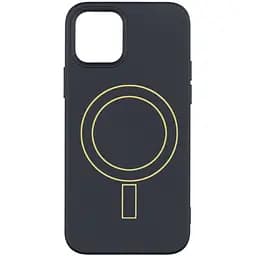 Чохол Spase TPU Aneu з Magsafe iPhone 13 Black - Yellow