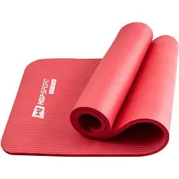 Мат для фітнесу та йоги з отворами Hop-Sport HS-N015GM 1.5 см червоний
