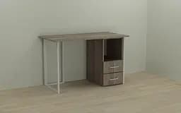 Письмовий стіл Ferrum-decor Отто 75x140x60 білий ДСП Дуб Сонома Трюфель 16мм (FRD-101033) - мініатюра 4