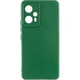 Чехол Lakshmi Full Camera Silicone Cover для Poco F5 / Redmi Note 12 Turbo Dark Green [92217]