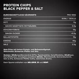 Протеїнові чипси IronMaxx Protein Chips 40 Сіль з перцем 50 г - мініатюра 2