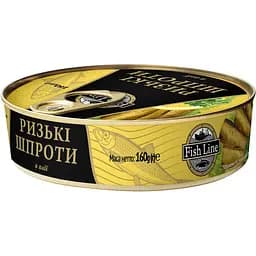 Шпроти Fish Line Ризькі 160 г