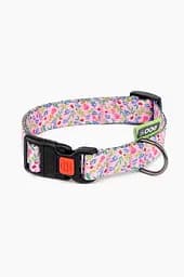 Ошейник Hidog Flowers pink, размер M (ширина 20мм (30-40 cм)) (2100102292018A)(SN)