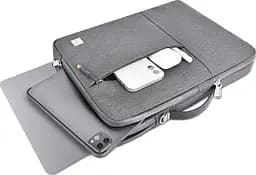 Сумка для ноутбука WiWU Alpha Double Layer Sleeve for MacBook 13.3'' (Grey) [58201] - мініатюра 4
