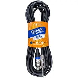 Микрофонный аудио кабель Maximum Acoustics Jack 6.3 - XLR Female MICXJ5 (Blue) OFC 5m