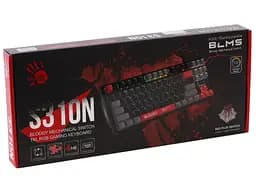 Клавиатура игровая механическая A4Tech Bloody S-310-N BLMS Red Plus Switch USB RGB Black - мініатюра 7