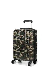 Валіза Малий (S) Полікарбонат під Ручну поклажу Airtex 960 Camo 35 л 54x35x20 см Мілітарі хакі