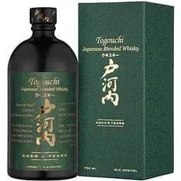 Віскі Togouchi Blended Japanese Whisky 9 yo, 40%, 0,7 л, у подарунковій упаковці