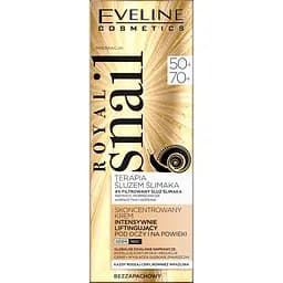 Крем навколо очей Eveline Cosmetics Royal Snail 50+/70+ концентрований інтенсивно підтягувальний 20 мл
