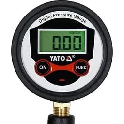 Пістолет для накачування шин YATO з цифровим LCD манометром P ≤ 0.8 MPa Ø= 1/4 (YT-23702) - мініатюра 3