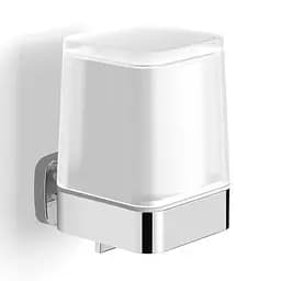 Дозатор для жидкого мыла Volle Teo с нижним нажатием матовое стекло/хром 15-88-422, Хром