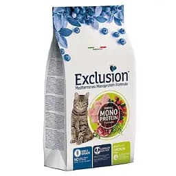 Сухий корм Exclusion Cat Adult Chicken для дорослих котів та кішок 12 кг