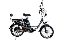 Електровелосипед двомісний Corso "Powerfull" 20" (1000W,60V,28Ah) +кошик Сірий металік