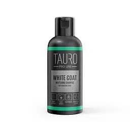 Відбілюючий шампунь Tauro Pro Line для собак і кішок з білою шерстю White Coat Whitening Shampoo 50 мл