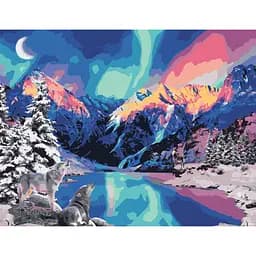 Картина по номерам Північне сяйво ArtStory 50х65 см різнокольорова 000169360