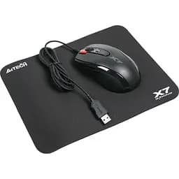 Комплект: мишка + килимок A4Tech X-7120 USB Black