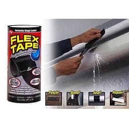 Міцна, прогумована, водонепроникна стрічка Flex Tape 20х150 см (великий)