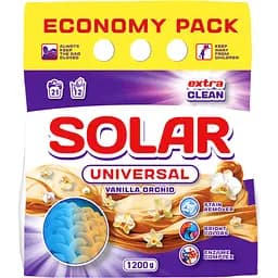 Порошок для прання Solar Universal Vanilla Orchid 1.2 кг