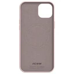 Силиконовый чехол с MagSafe для Apple iPhone 15 Plus, ICON2 MagCase, розовый, противоударный, панель с мягкой подкладкой, защита всего корпуса, поддержка беспроводной зарядки, совместим с защитными стеклами и пленками, ArmorStandart (ARM72739) - мініатюра 2