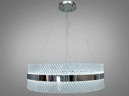 Люстра стельова LED Diasha 7002/800CH 105W, 5775 лм, кришталь, елегантний стиль для вітальні, коридору, спальні - мініатюра 2