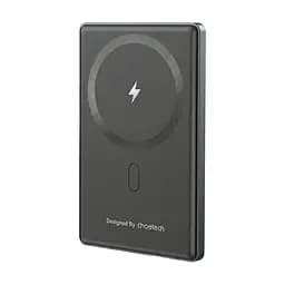 Повербанк 5000mAh Choetech B738 Black QC3.0 PD3.0 бездротова магнітна зарядка (43-00161)