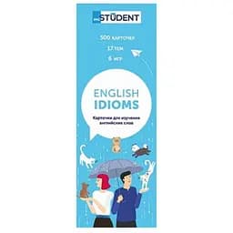 Настольная игра English Student Карточки для изучения английского языка English Student Idioms (рус.) (591225955)