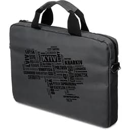 Сумка для ноутбука Vinga 15.6" NB1502 Gray, Black Print (NB1502UBGY)