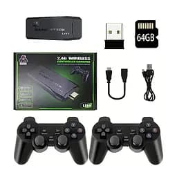 Ігрова консоль Data Frog M8 RK3032 Game Stick Lite 64GB ТВ приставка геймстик + 40000 відеоігор - мініатюра 5