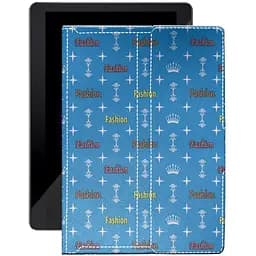 Чехол StatusCASE из экокожи для планшета Pixus Blast Фэшн голубой