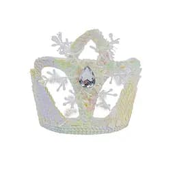 Коронка Снегурочка со снежинкой