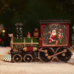 Новорічний нічник XMAS 2110 Snow Water Lantern, лід нічник на батарейках у дитячу | нічник на батарейках (ST)