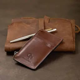 Чоловічий шкіряний картхолдер GRANDE PELLE 6.5х12 см acs0018804 - мініатюра 8