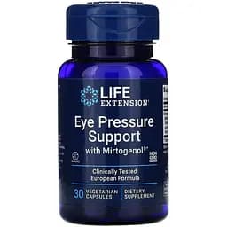 Підтримка внутрішньоочного тиску Life Extension Eye Pressure Support with Mirtogenol з миртогенолом 30 вегетаріанських капсул