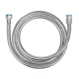 Душовий шланг 150 см хром Wezer WKR-008-150, Хром
