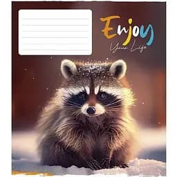 Зошит учнівський "Engoy your life" Школярик 012-3252C 12 аркушів (482000647045603252)(SC)