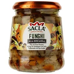 Грибы Sacla микс травами в растительном масле, 290 г (896796)