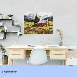 Набір з алмазною мозаїкою "У пiднiжжя гiр" 40*50 см, IDEA2-CK446, ТМ "99IDEAS" - мініатюра 3
