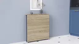 Стіл-книга трансформер Оріон 1 Ferrum-decor 750x810x730 Чорний метал ДСП Дуб Сонома 16 мм (FRD-104600) - мініатюра 8