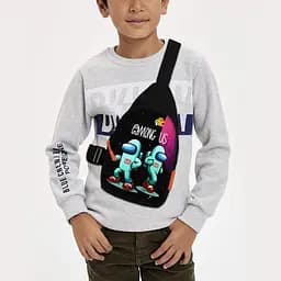 Сумка через плечо детская Among Us 29х17 см сумка слинг для мальчика (02037)