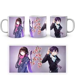 Кухоль GeekLand Noragami Бездомний Бог Хійорі, Ято і гілочка сакури NRG 02.012 330 мл білий - мініатюра 3