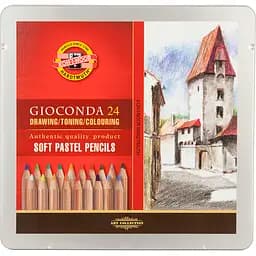 Олівці пастельні Koh-I-Noor Gioconda 8827 набір 24 кольори (8828024001PL)