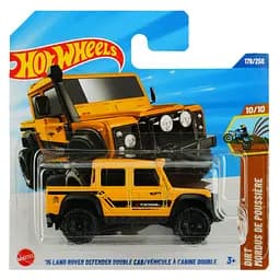 Базова машинка Hot Wheels Dirt 15 Land Rover Defender Double Cab / Vehicule a Cabine Double жовта (5785) JBC00-N521       
